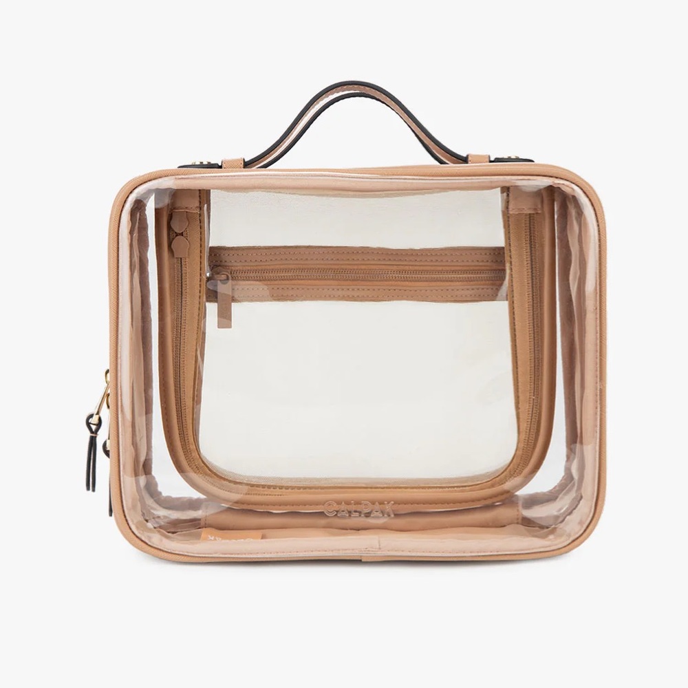 Calpak💄🧳 Large Clear Cosmetics Case NWOT